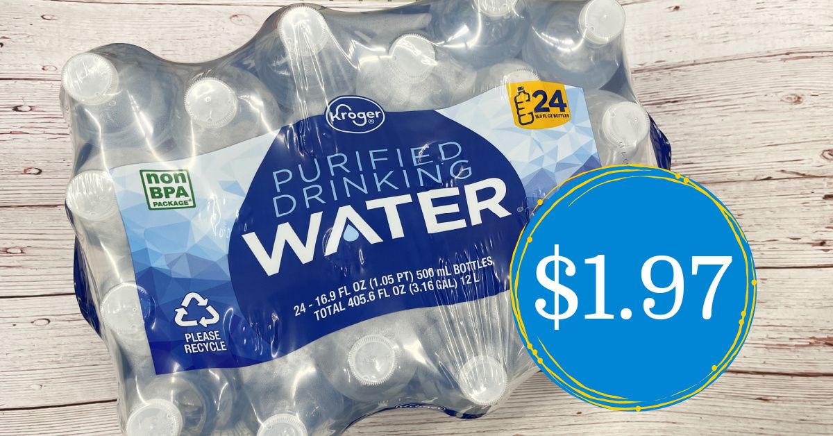 Kroger purified drinking water kroger krazy