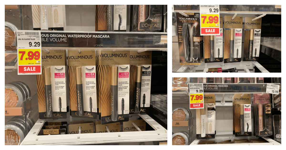 Loreal Voluminous Mascara Kroger Shelf Images