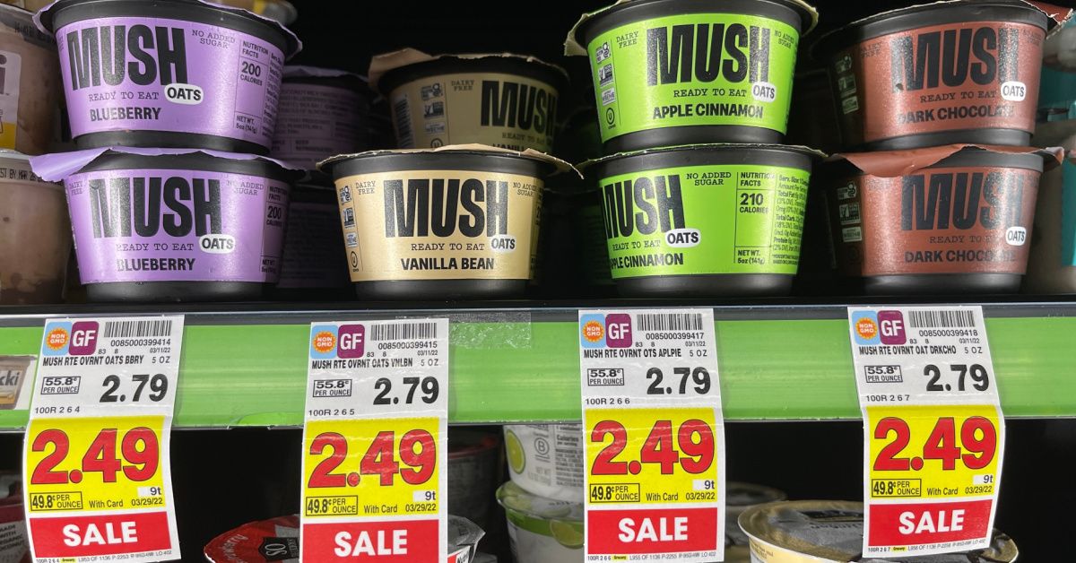 MUSH Ready to eat Oats on kroger shelf