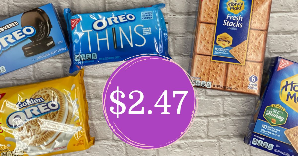 Nabisco Oreo and Honey Maid Graham Crackers Kroger Krazy