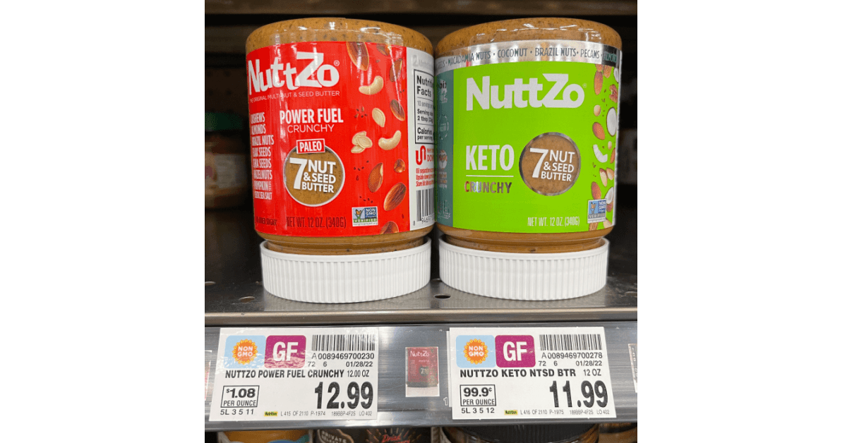 NuttZo Nut Seed and Butter on Kroger shelf image