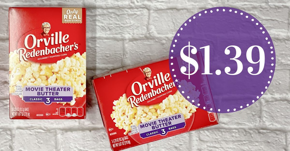 Orville Redenbachers popcorn kroger krazy