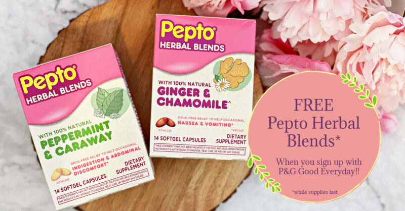 PG Good Every Day Free Pepto Herbal Blends Kroger Krazy (1)