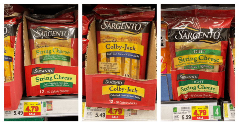 NEW Sargento String Cheese Coupons + Kroger Sale! - Kroger Krazy