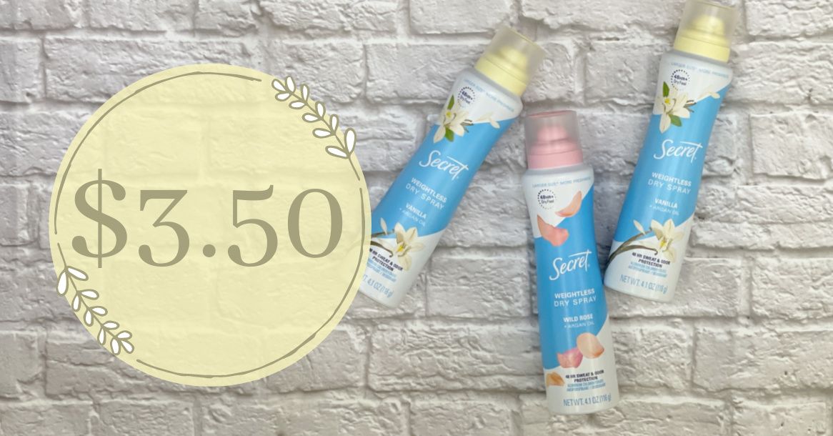 Secret Dry Sprays Kroger Krazy