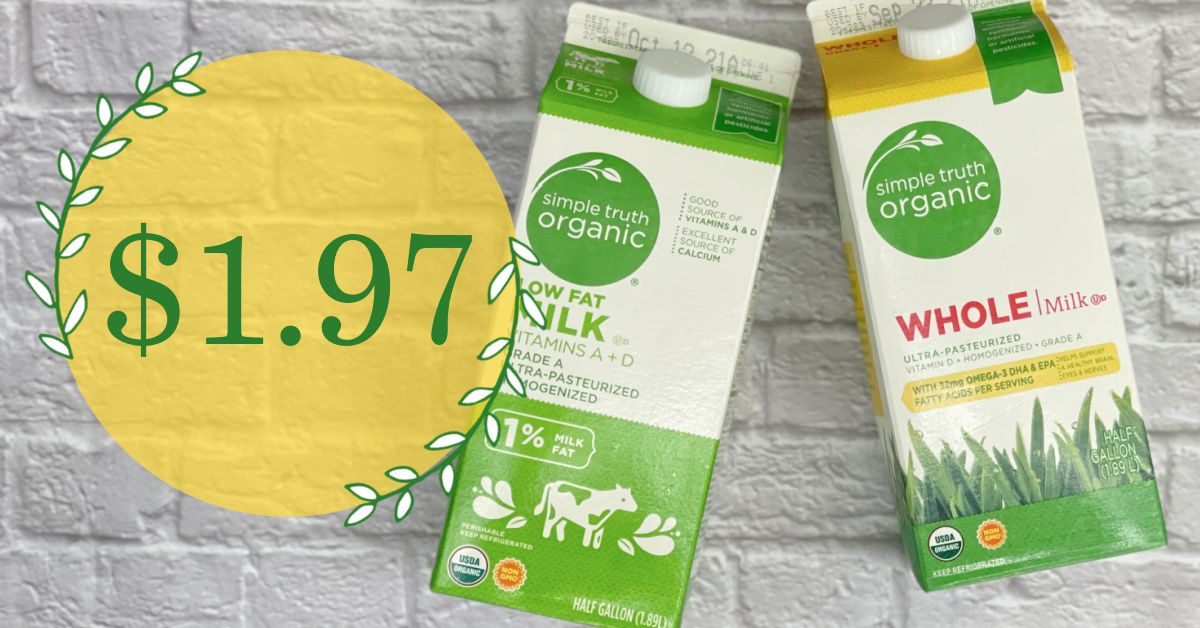 Simple Truth Organic Milk Kroger Krazy