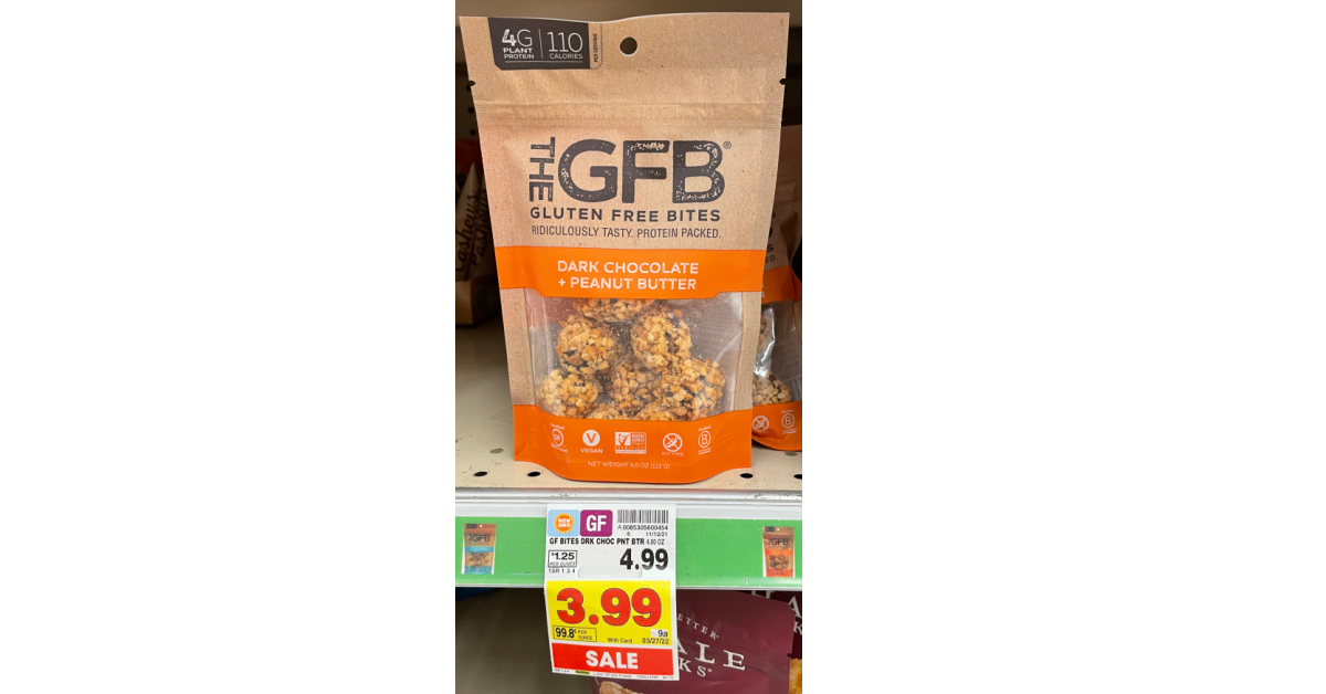 The GFB Bites kroger shelf image