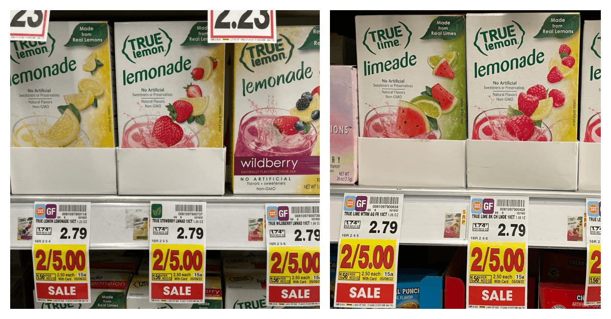 True Lemon on kroger shelf