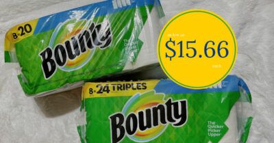 bounty paper towels kroger krazy