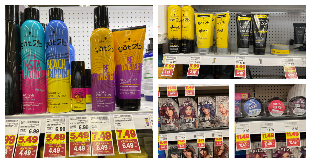 got2b stylers and hair colors kroger shelf images