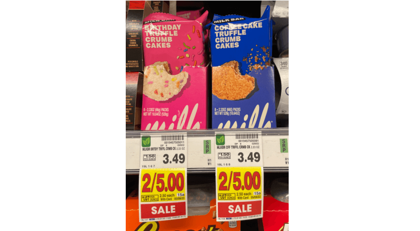 milk bar crumb cakes kroger shelf image