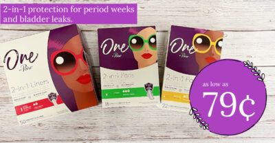 one by poise pads and liners kroger krazy