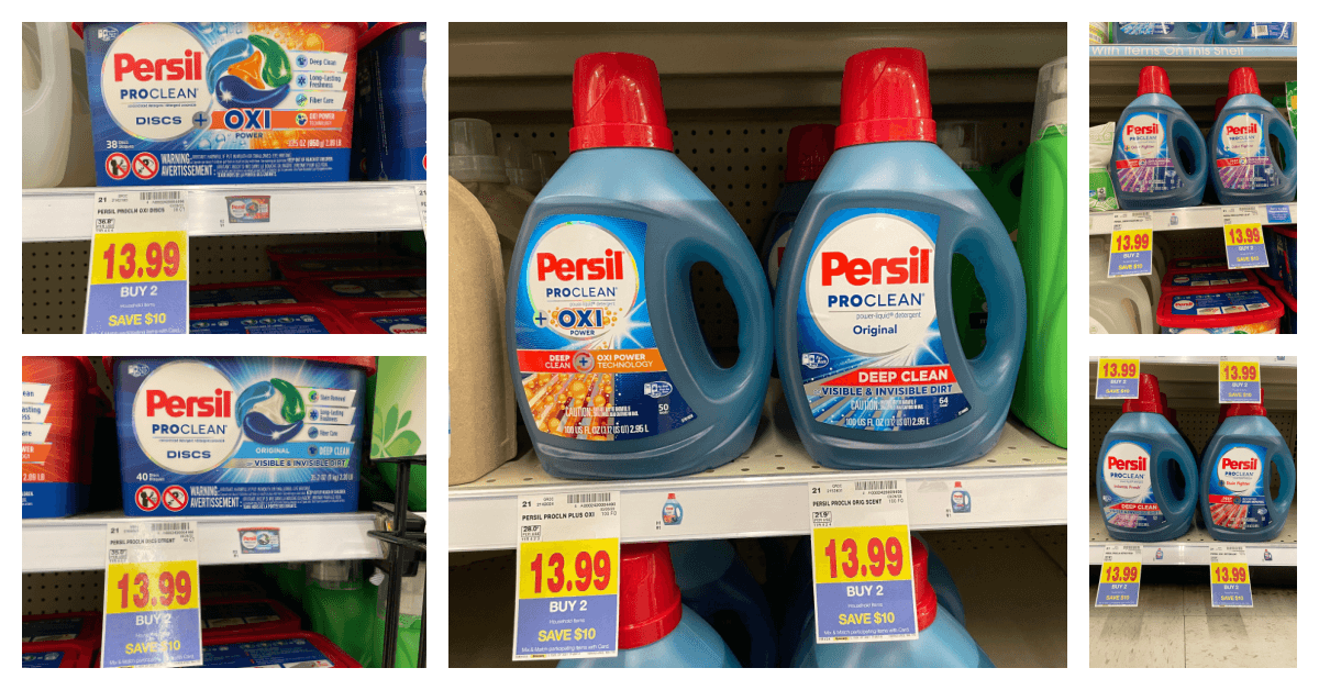persil proclean on kroger shelf