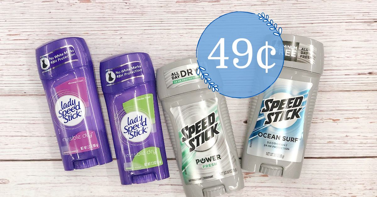 speed stick deodorant kroger krazy
