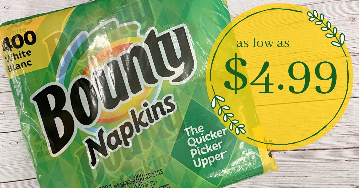 Bounty Napkins Kroger Krazy