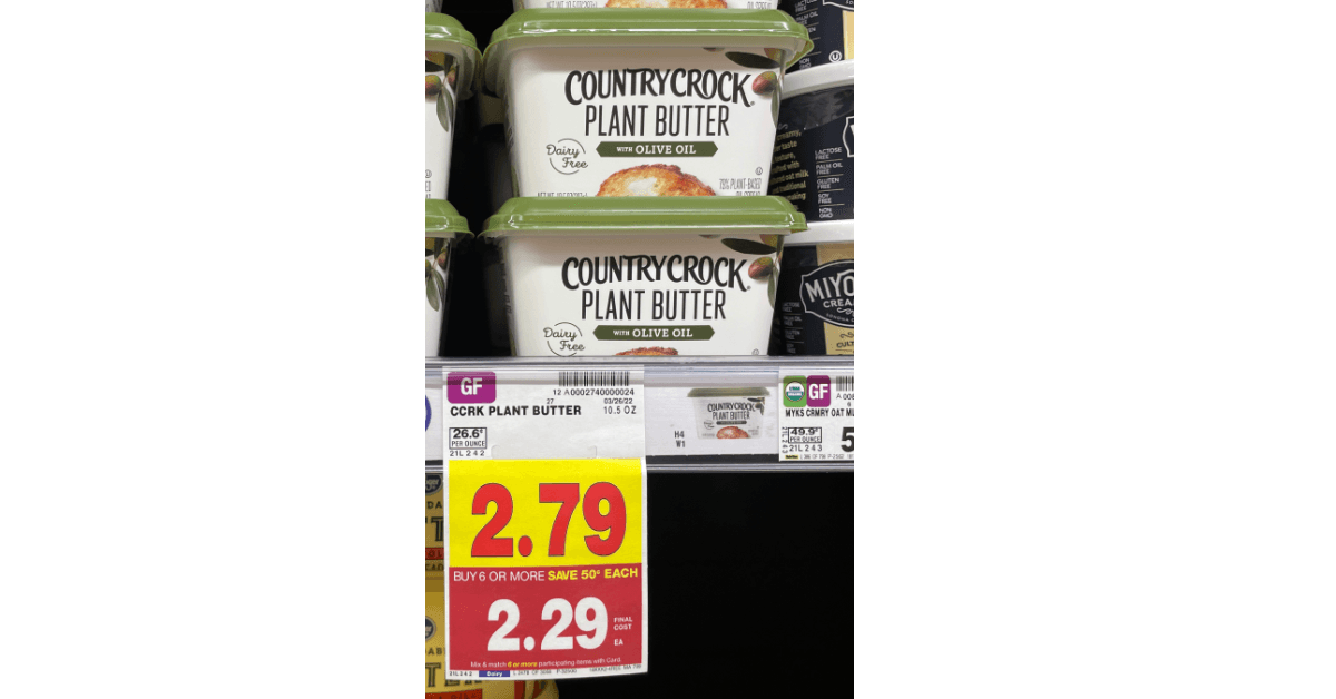 Country Crock Plant Butter on kroger shelf