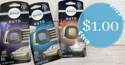 Febreze Auto Clips Kroger Krazy