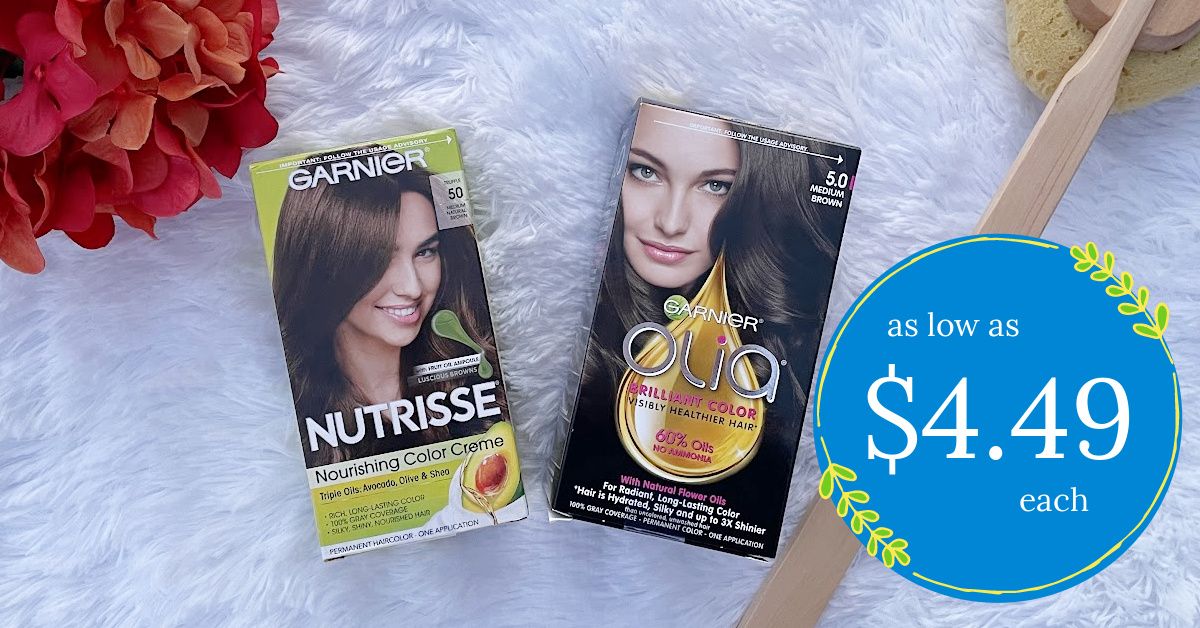 Garnier Olia and Nutrisse Hair Color Kroger Krazy