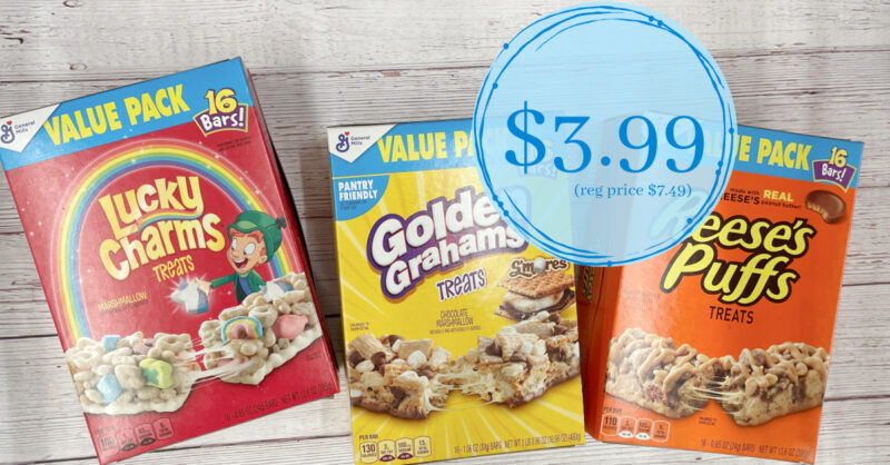 General Mills Value Pack Cereal Bars kroger krazy