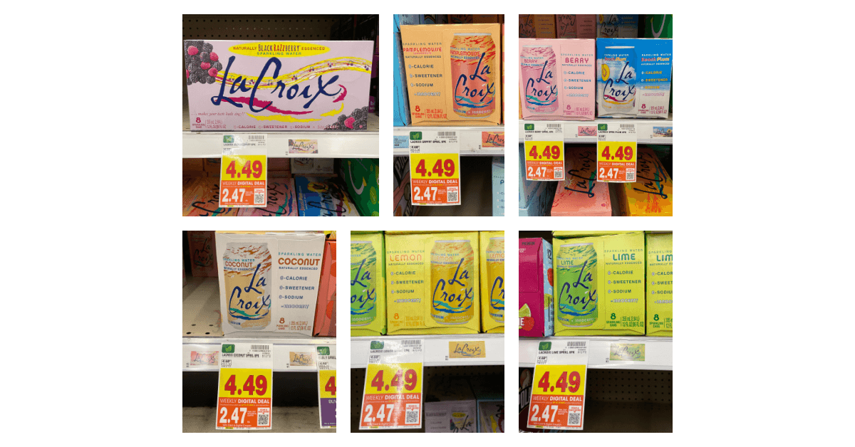 LaCroix on kroger shelf