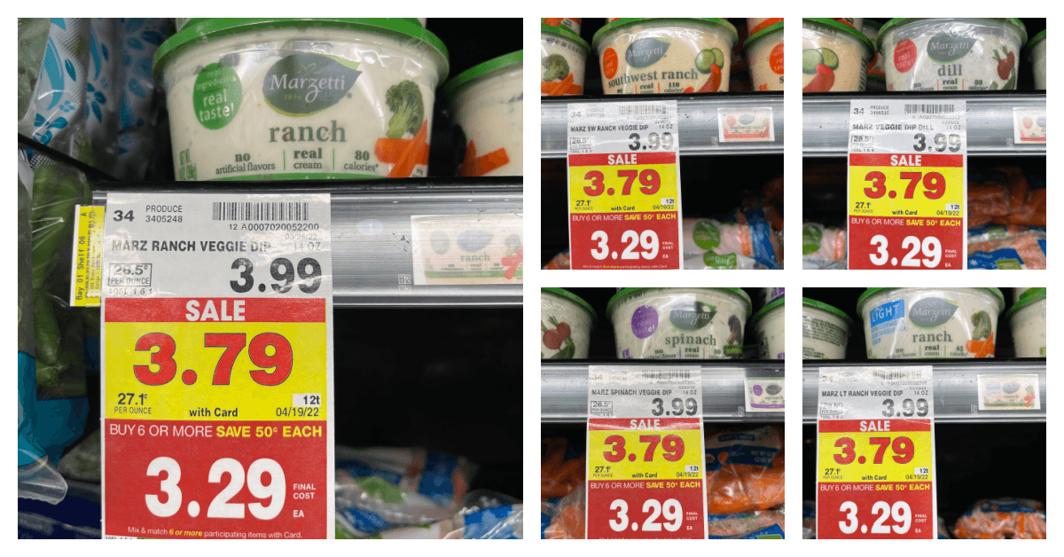 Marzetti Dips on kroger shelf