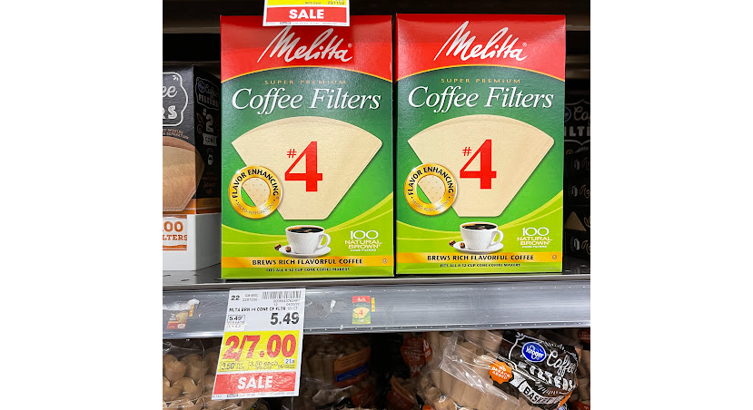 Melitta Coffee Filters Kroger shelf image