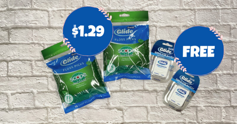 Oral-B Glide Floss and Flossers Kroger Krazy