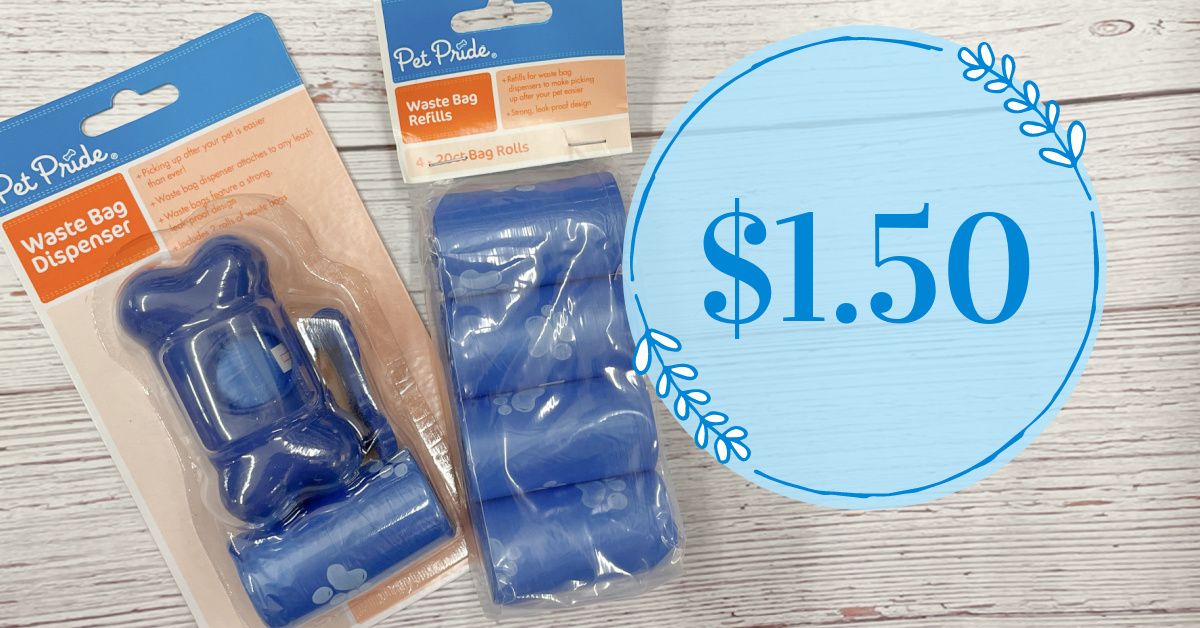Pet Pride Waste Bags and Dispenser Kroger Krazy
