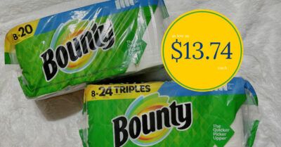 bounty paper towels kroger krazy