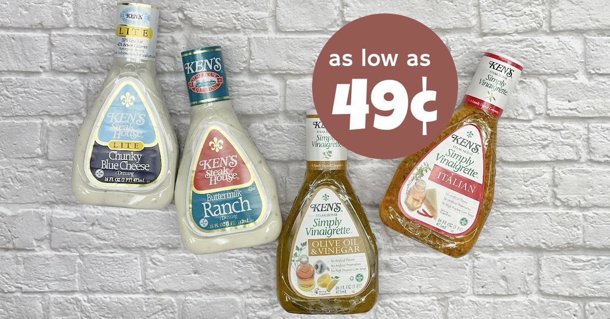 Ken's Salad Dressings are as low as 49 During our Kroger Mega Event! - Kroger Krazy Ken's Salad Dressings are as low as 49 During our Kroger Mega Event! - Kroger Krazy