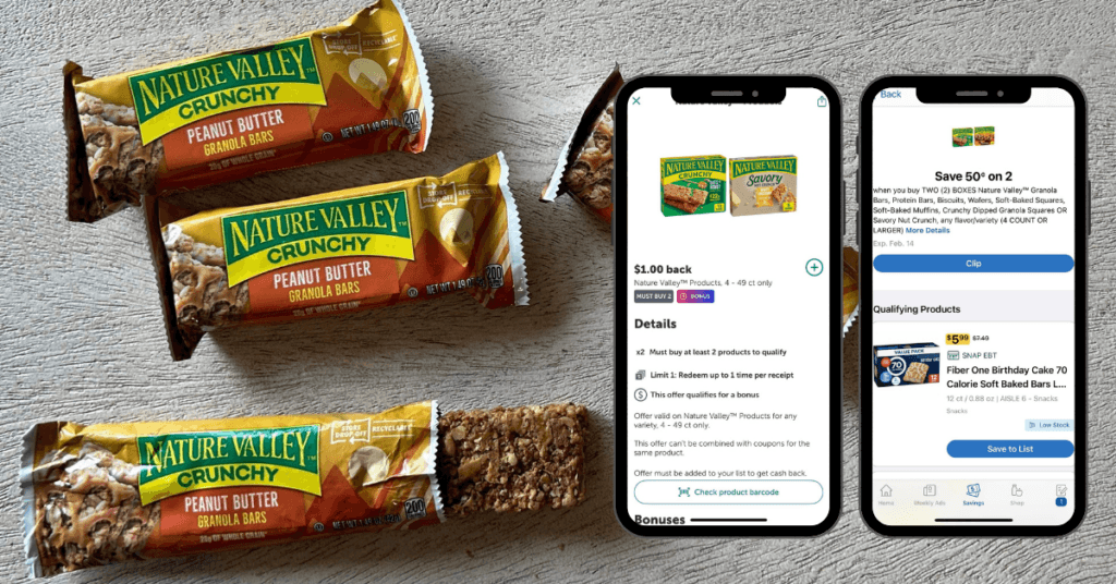 Nature Valley Bars kroger