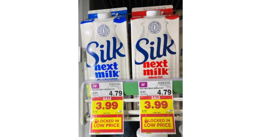 Silk Next Milk on kroger shelf