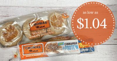 Thomas protein english muffins Kroger Krazy
