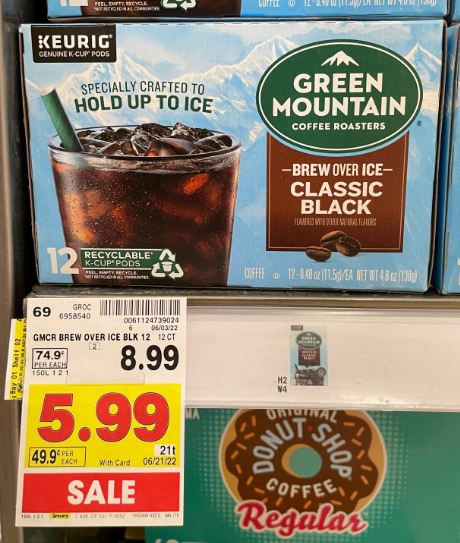 green mountain coffee kroger shelf image