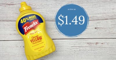 French's Yellow Mustard Kroger Krazy