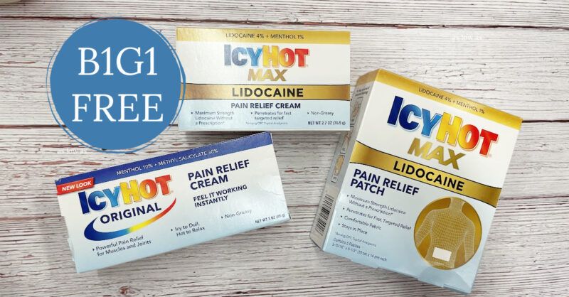 Icy Hot Products B1G1 FREE (with coupon) at Kroger! - Kroger Krazy
