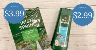 Irish Spring Body Wash and Bar Soap Kroger Krazy