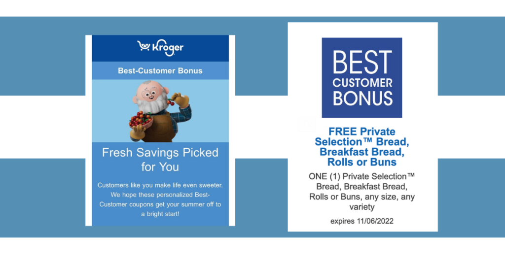 Kroger Best Customer Bonus Coupons
