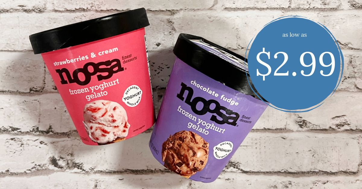 Noosa Frozen Yoghurt Gelato only 2.99! Kroger Krazy