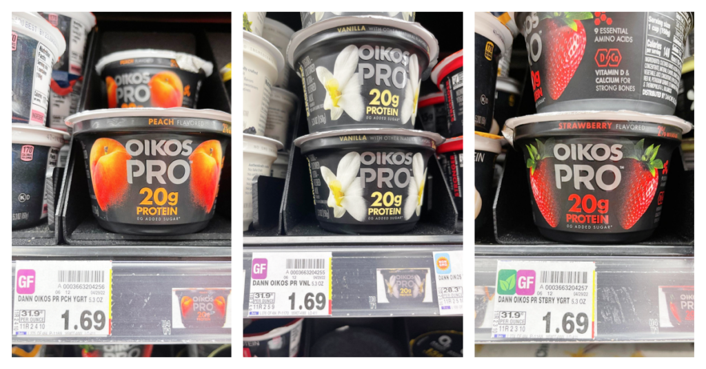 Oikos Pro Yogurt Kroger Shelf