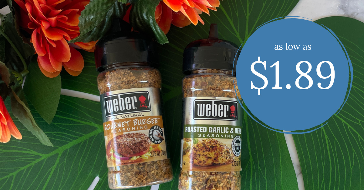Weber® Seasonings are $1.49 at Kroger! - Kroger Krazy