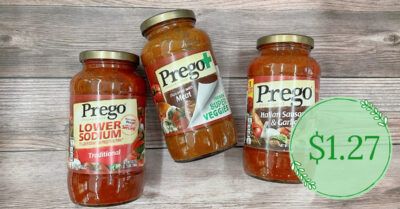 prego pasta sauce kroger krazy
