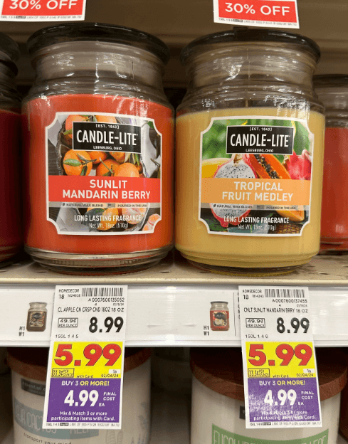 Candle-Lite Kroger Shelf Image