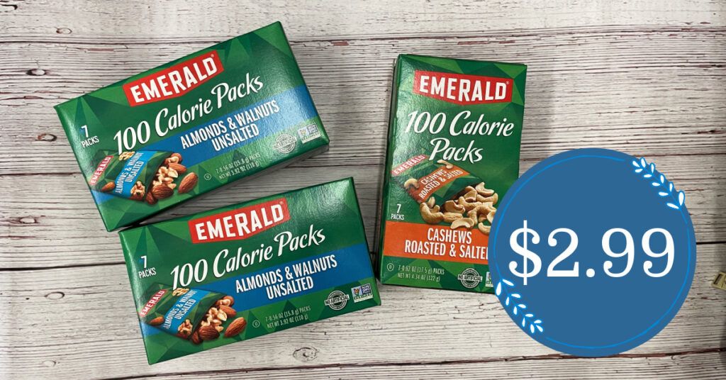 Emerald Nuts 100 Calorie Packs are $2.99 at Kroger (Reg $6.49) - Kroger ...