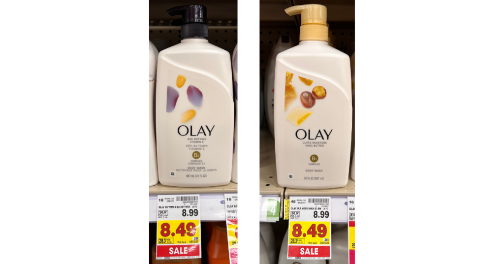 Olay Body Wash on Kroger Shelf