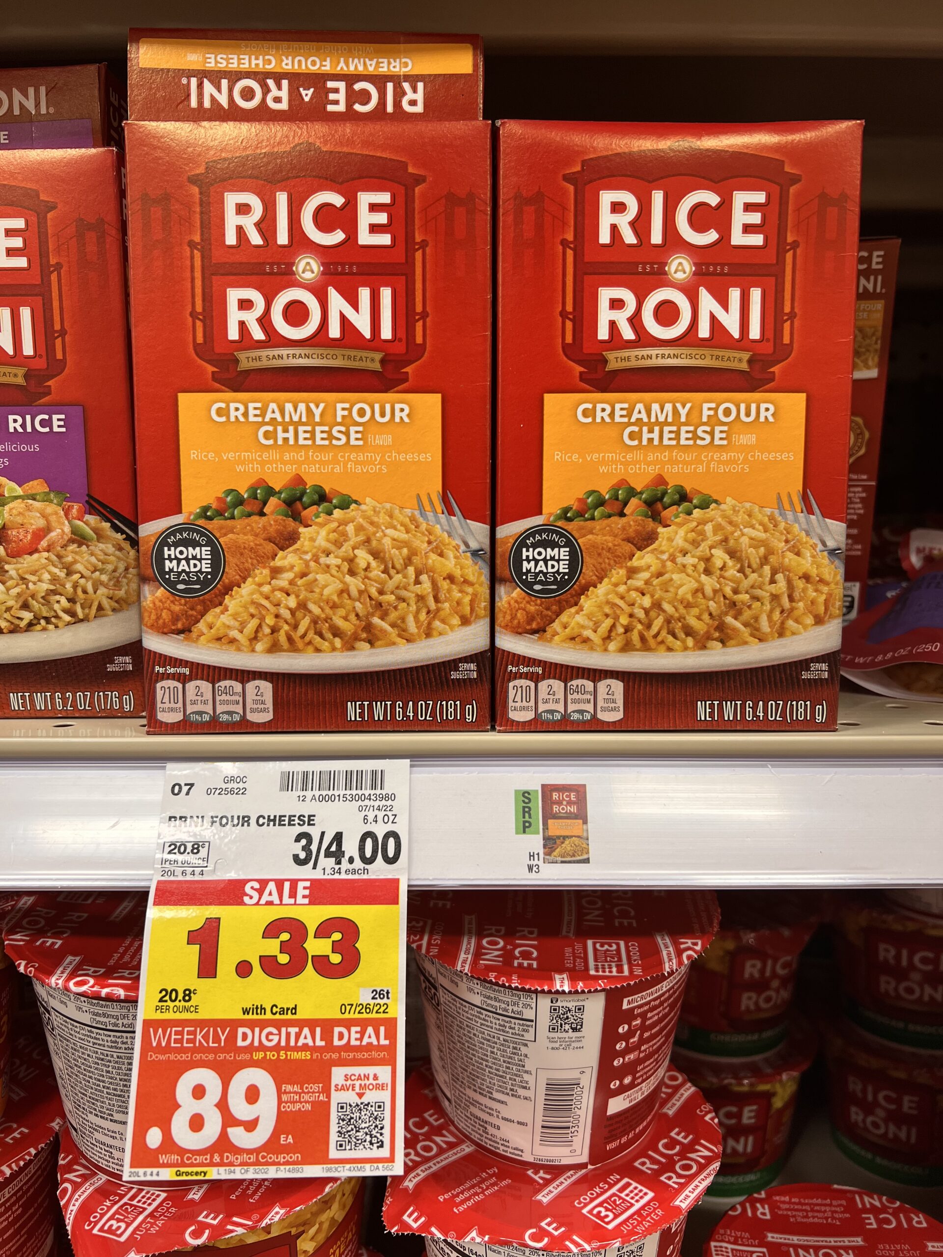 Rice A Roni on Kroger Shelf