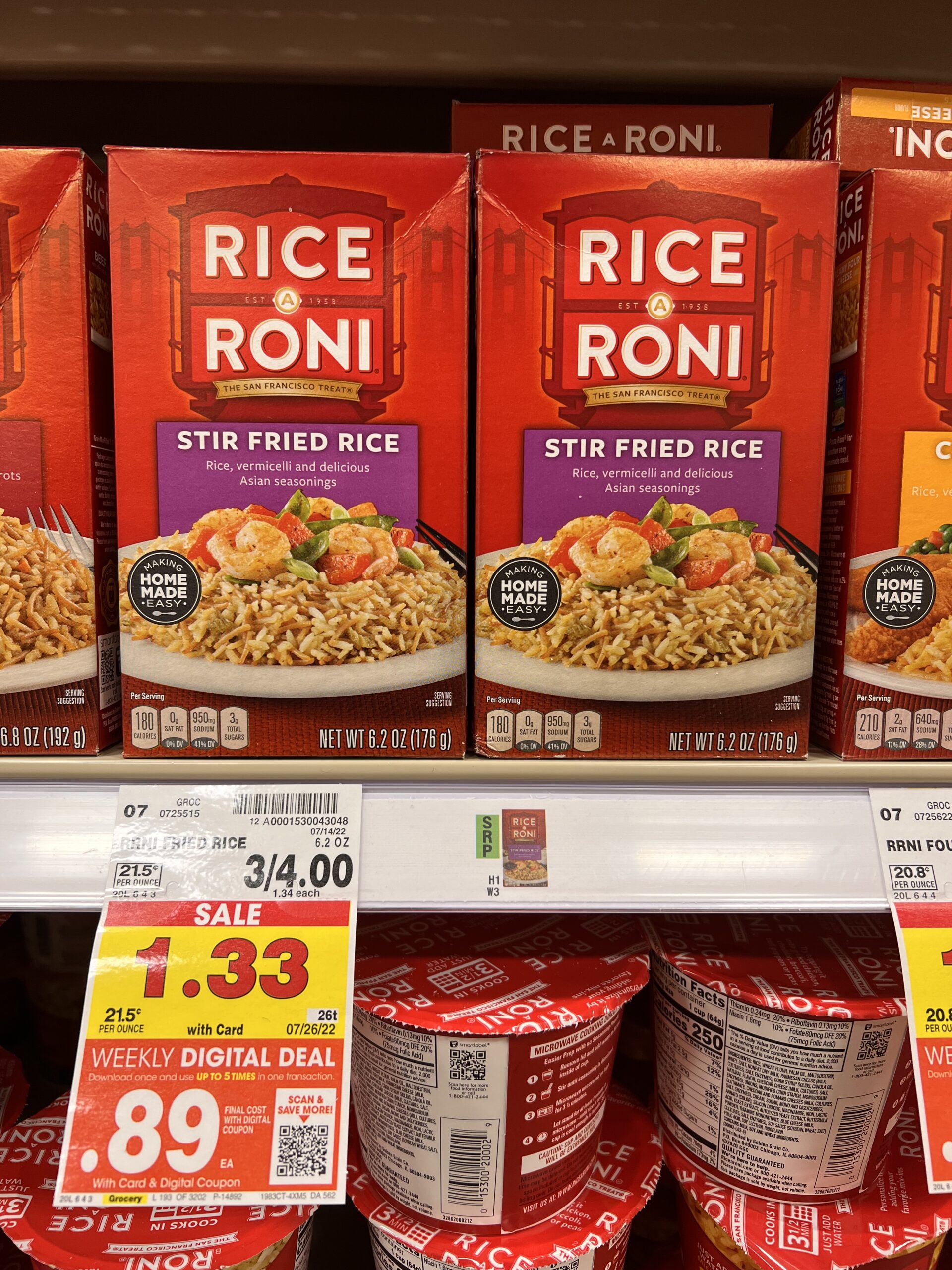Rice A Roni on Kroger Shelf
