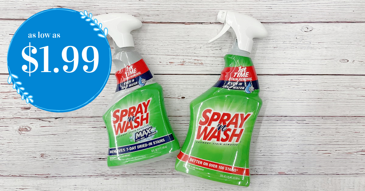 Spray N Wash as low as $1.99 at Kroger! - Kroger Krazy