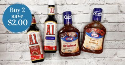 A1&Kraft BBQ Sauce Kroger Krazy