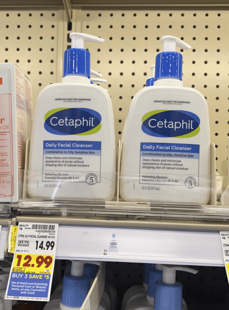 Cetaphil Kroger Shelf Image